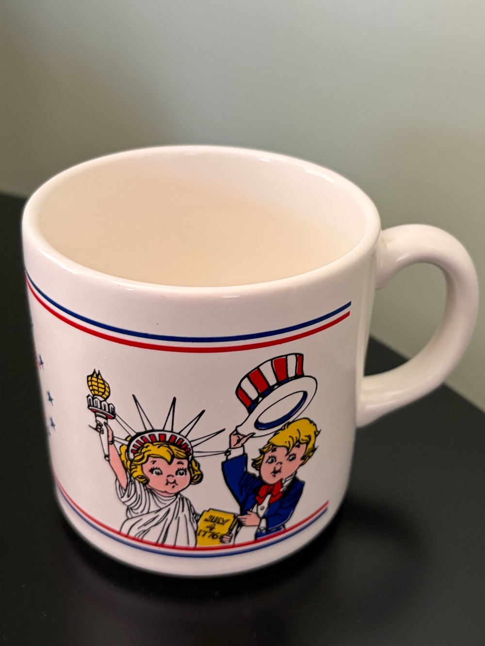 Vintage 1976 Campbells Soup Salute America Mug